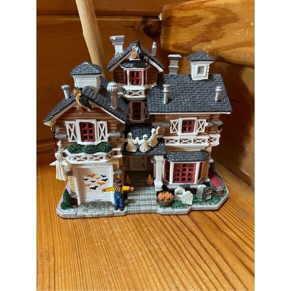 VTG Spooky Town Lemax Franklin Residence 2004 Halloween Village - Picture 2 of 4